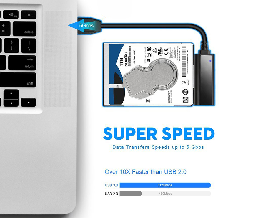 H810 USB 3.0 to SATA Converter Cable Adapter